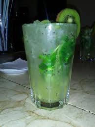 Mojito kiwi coctel, Mojito kiwi cocteles, Mojito kiwi bebida