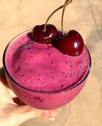 Smoothie de cereza, Smoothie cereza receta, Smoothie cereza recetario