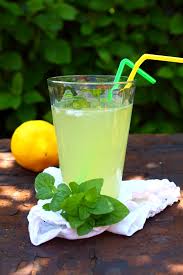 Limonada con menta, Limonada menta receta, Limonada menta recetario