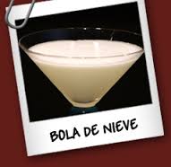 coctel bolas nieve, bolas nieve elaborar, bolas nieve beberemos