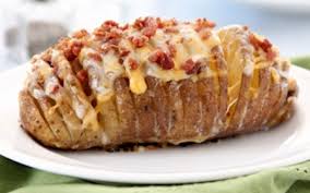 Papa Gratinada cocinar,Papa Gratinada recetar,Papa Gratinada  Tocino