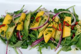 Ensalada Arúgulacocinar,Ensalada Arúgula mango,Ensalada Arúgula aguacate