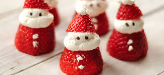 noel fresas postre,noel fresas recetar,papá noel fresas