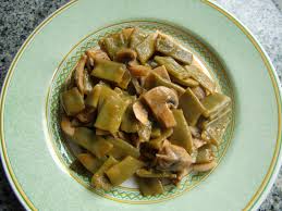 Champiñones puerros cocinar,Champiñones puerros verdes,Champiñones puerros judías
