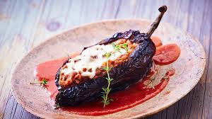 Chile Relleno cocinar,Chile Relleno Frijol,Chile Relleno Fideo