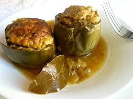 Alcachofas Rellenas, Alcachofas Rellenas casera, Alcachofas Rellenas preparar