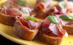 Crostini de Jamón, Crostini Jamón receta, Crostini Jamón elaborar