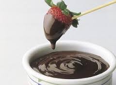 fondue chocolate receta, fondue chocolate preparar, fondue chocolate cocinando