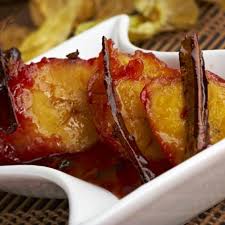 platanos cola roja, platanos roja receta, platanos roja cocinar