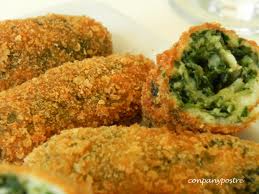elaboracion  Croquetas Espinacas,cocinar Croquetas Espinacas,preparar Croquetas Espinacas