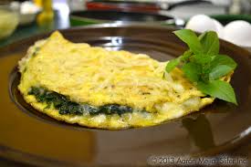 Omelette de Espinacas,receta Omelette Espinacas,elaborar  Omelette  Espinacas