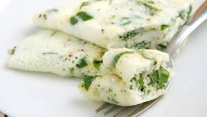 Omelette  Claras Espinacas,recetario Claras  Espinacas,guizar Claras  Espinacas