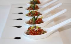 Cucharitas Tártara Atún,cocina Cucharitas Atún,elaborar Cucharitas Atún