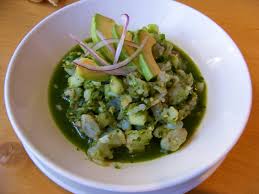 receta Ceviche Verde,cocinar Ceviche Verde,elaborar Ceviche Verde