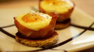 Vasitos Jamon Huevo,Vasitos Jamon rellenos,receta Vasitos Jamon