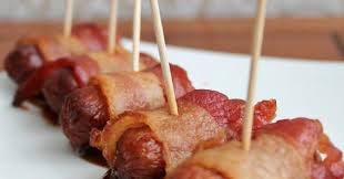 Salchichas Envueltas Tocino,receta Salchichas Envueltas,preparar Salchichas Envueltas
