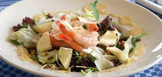 Ensalada Waldorf Camarón, receta Ensalada Waldorf,cocinar Ensalada Camarón