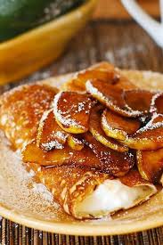 Crepas Peras Caramelizadas,receta Crepas Peras,postre Crepas Peras