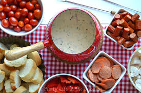 Fondue receta Pizza,Fondue cocinar Pizza,Fondue preparar Pizza