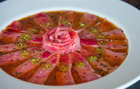 Sashimi Atún Soya,elaborar Atún Soya,recetar Atún Soya