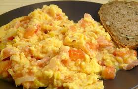Huevos Revueltos Salmón,Huevos Salmón recetaremos,Huevos Salmón guisaremos