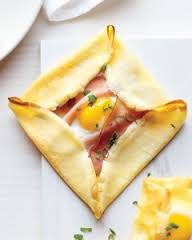 Crepas estrellado Jamón,Crepas blanquillo Jamón,Crepas Huevo Jamón