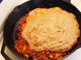 Frijoles Chorizo cocinar,Frijoles Chorizo recetar,Frijoles Refritos  Chorizo