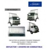 deflector volkswagen worker, deflector volkswagen worker con herrajes, deflector volkswagen worker fibra de vidrio